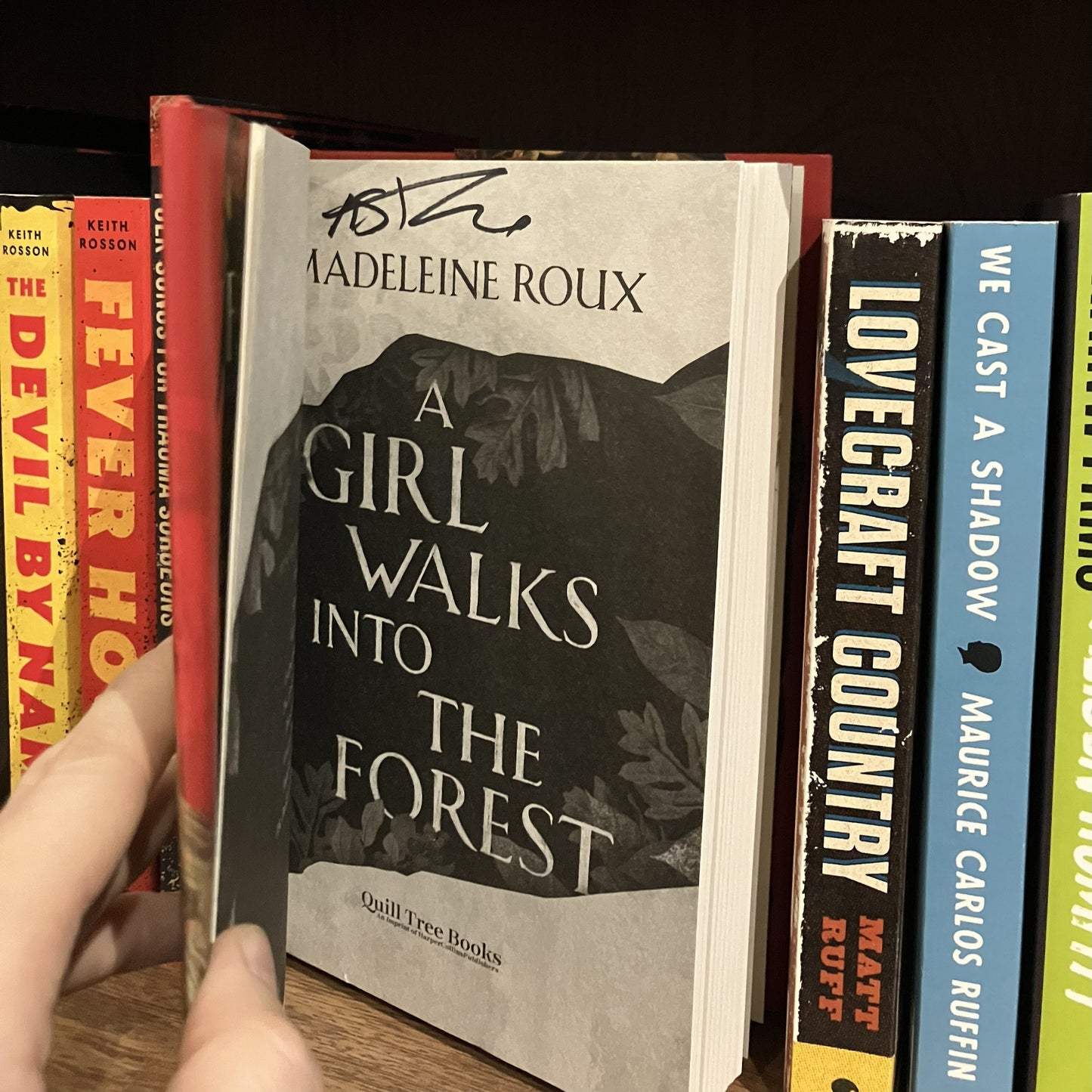 *Signed* A Girl Walks into the Forest